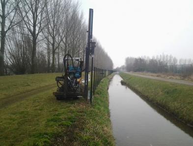 Hekwerk montage in Nederland